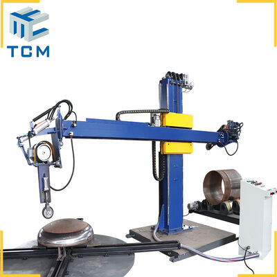 TCM-YT automatic buffing machine for stainless steel tanks and dishes surface polishing grinding